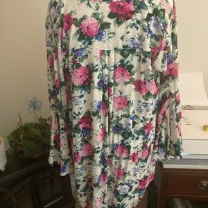 Umgee boutique blouse floral size XL